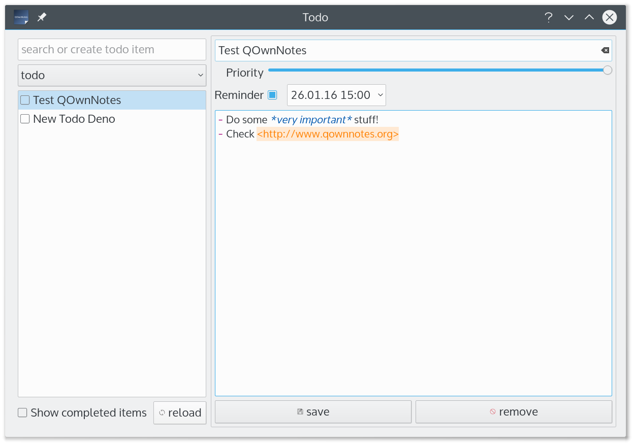 qownnotes nextcloud