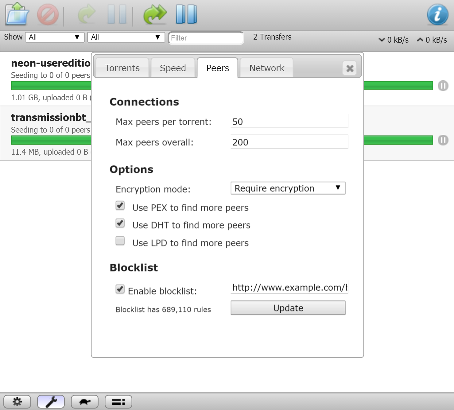 Install transmissionbt on Pop!_OS using the Snap Store Snapcraft