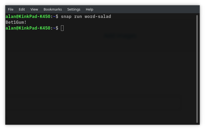 Install Word Salad on Linux | Snap Store