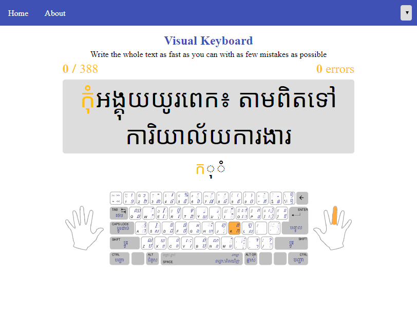 Khmer Unicode Typing Software Codelasem
