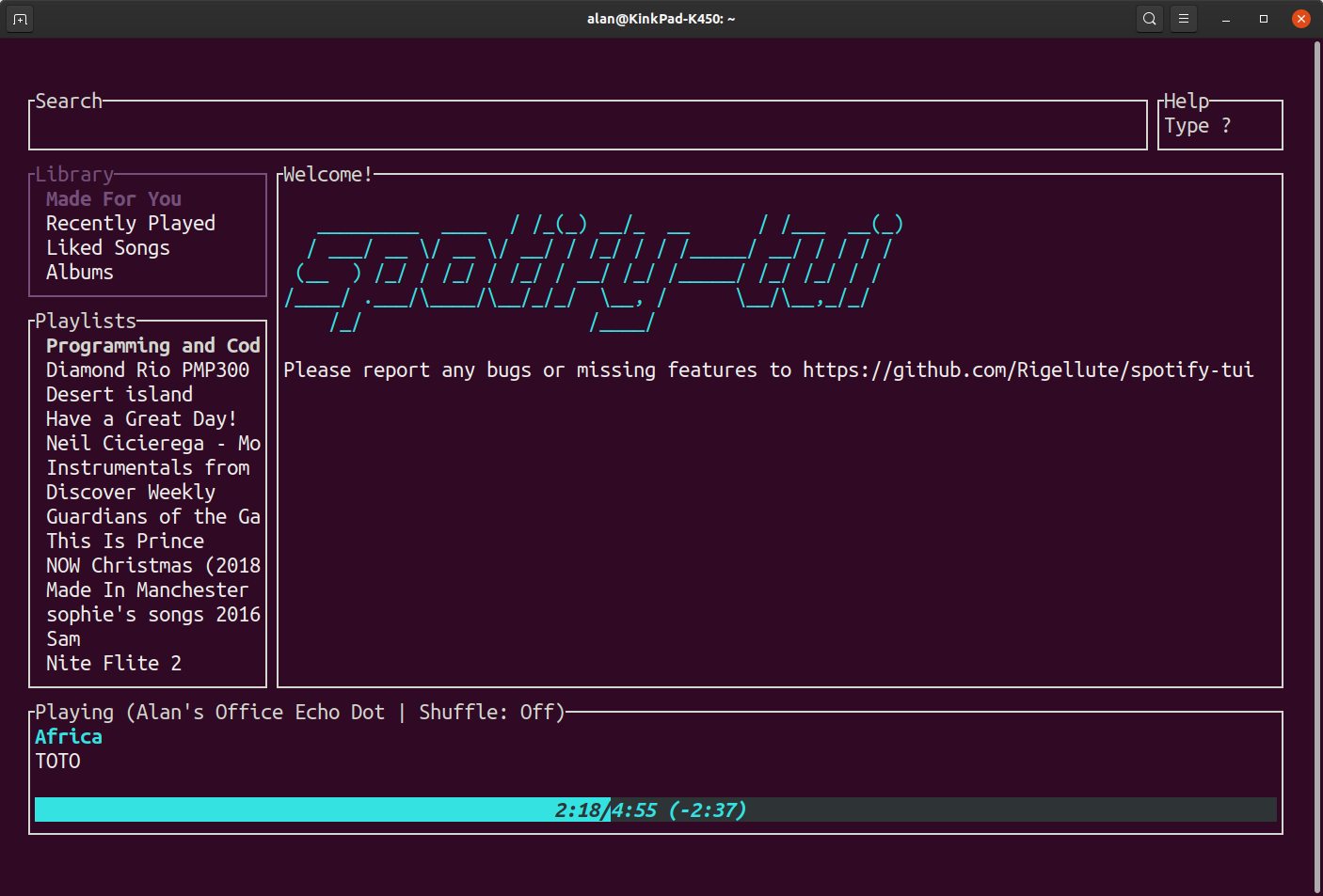 install spotify ubuntu command line