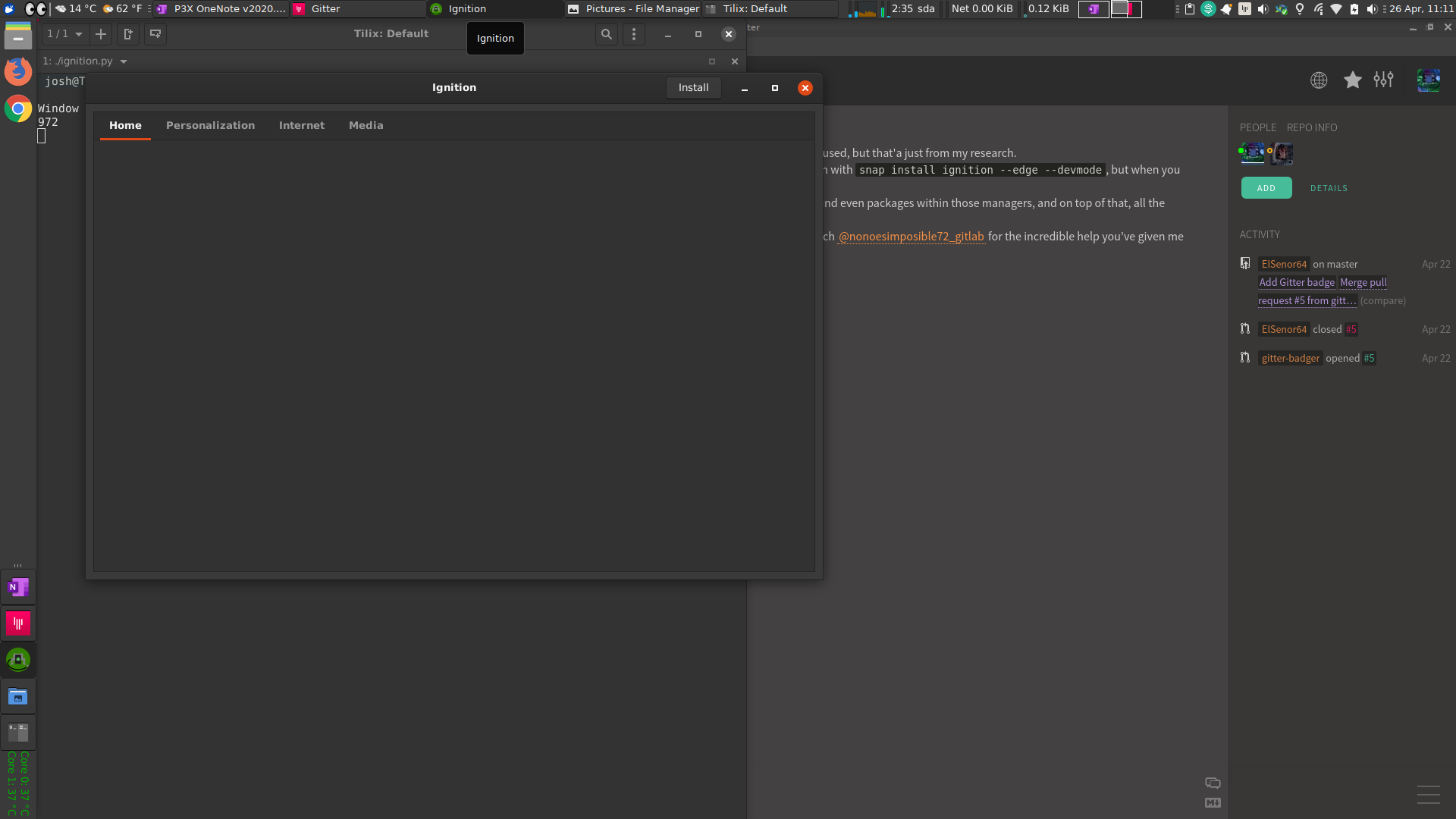 Install Ignition on Linux Snap Store