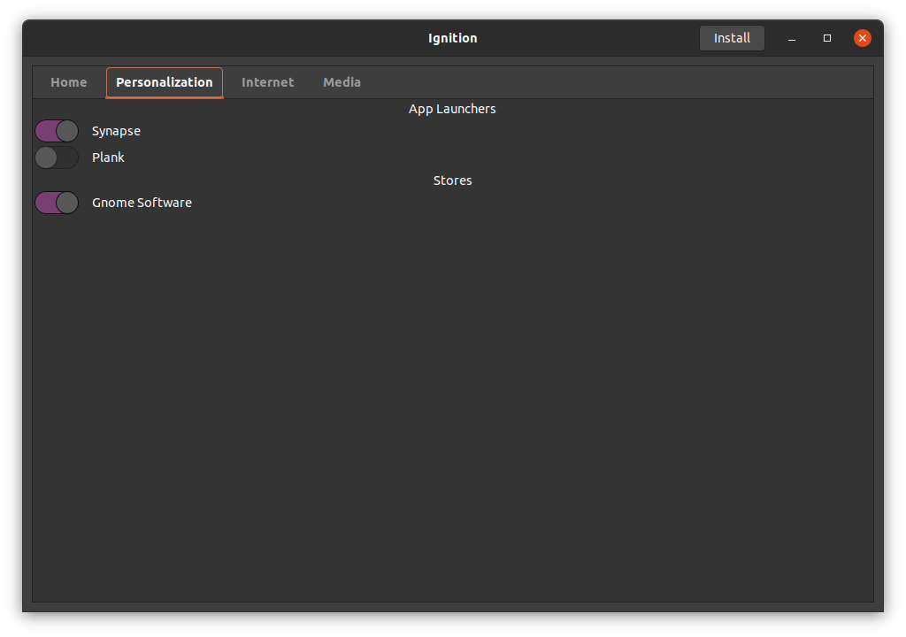 Install Ignition on Linux Snap Store