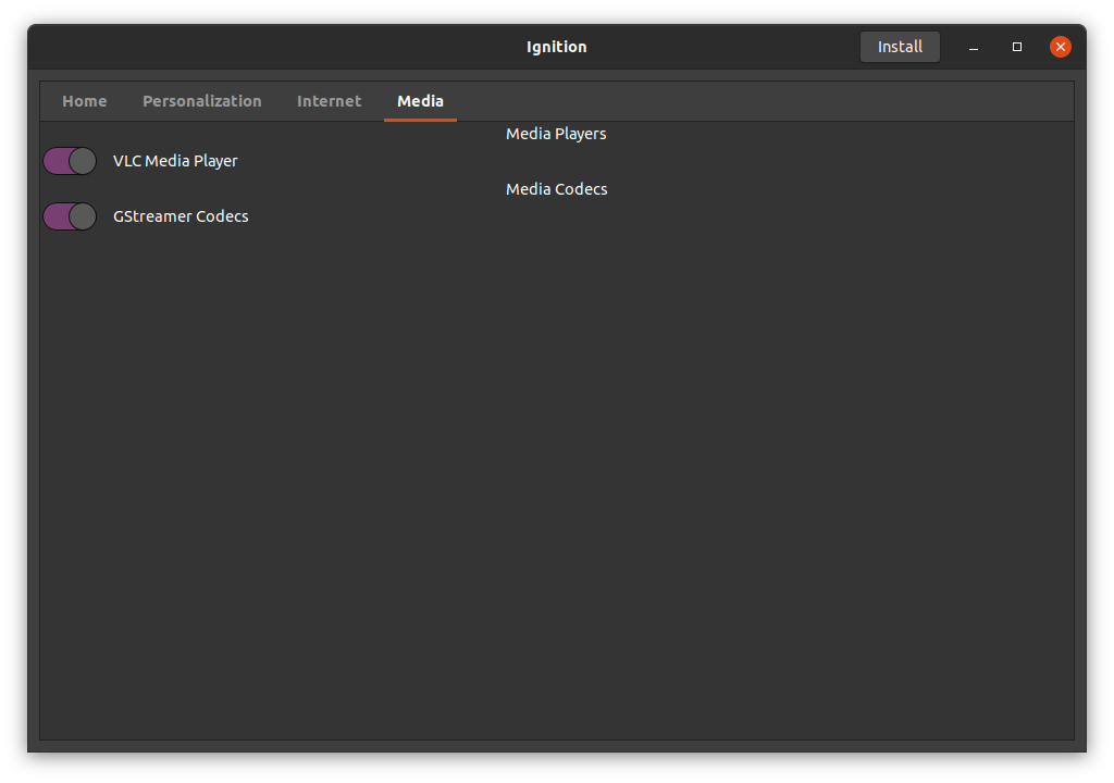 Install Ignition on Linux Snap Store