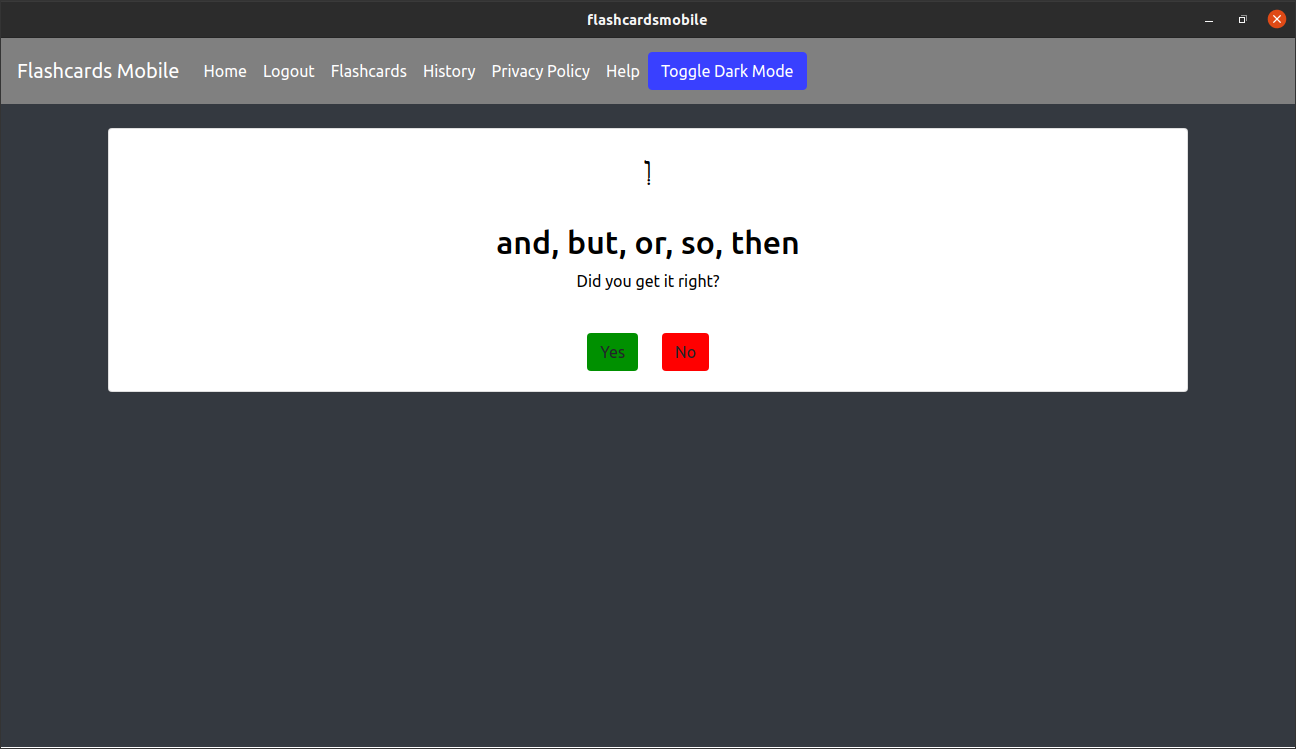 Install Flashcards Mobile on Linux Snap Store