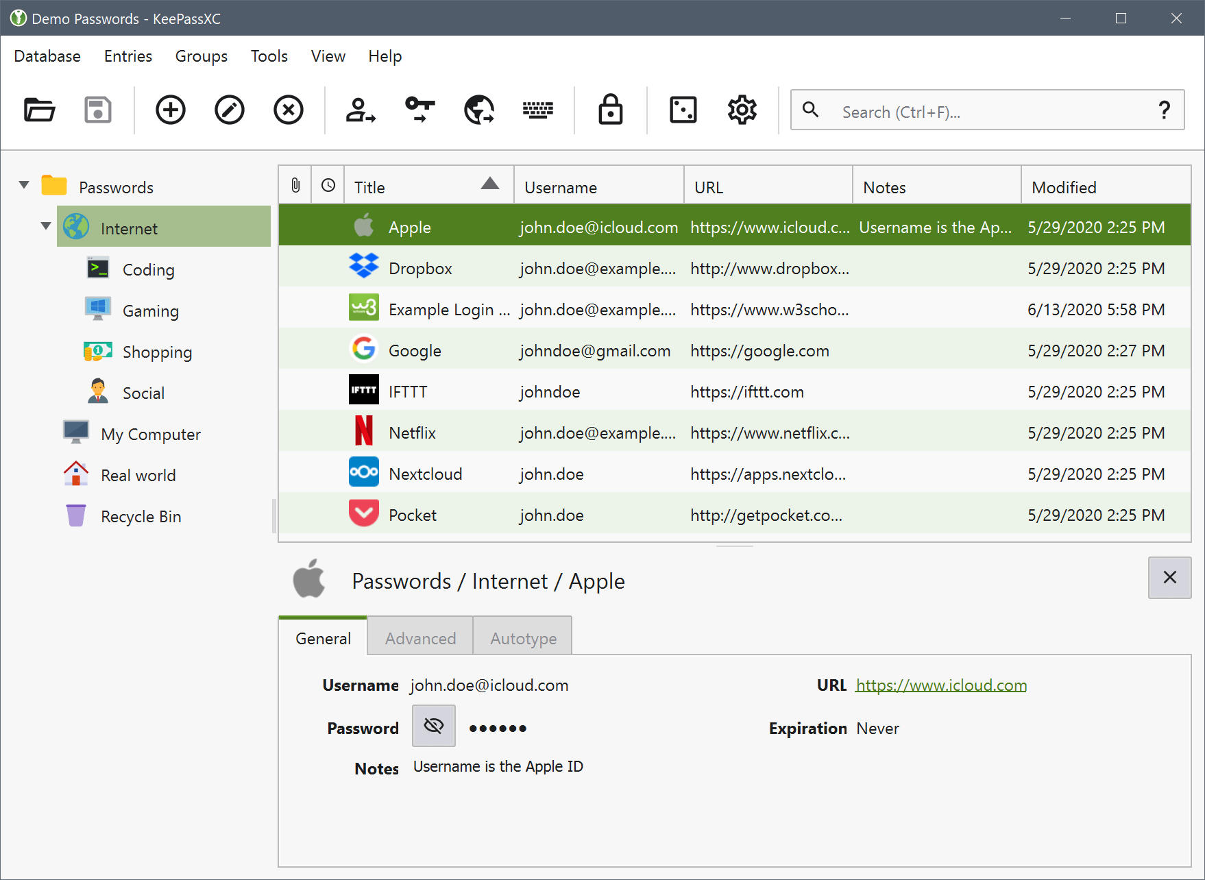 keepass2android work with keepassxc