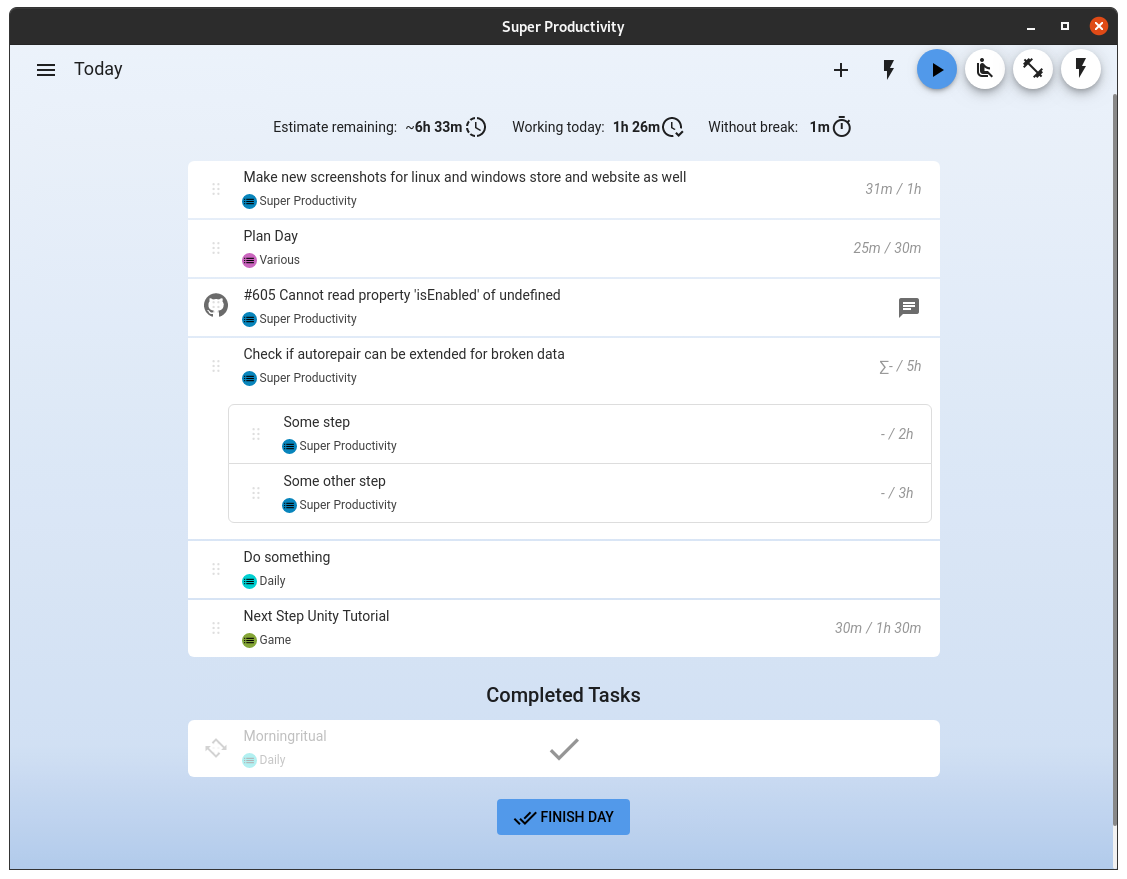 Install Super Productivity on Linux | Snap Store