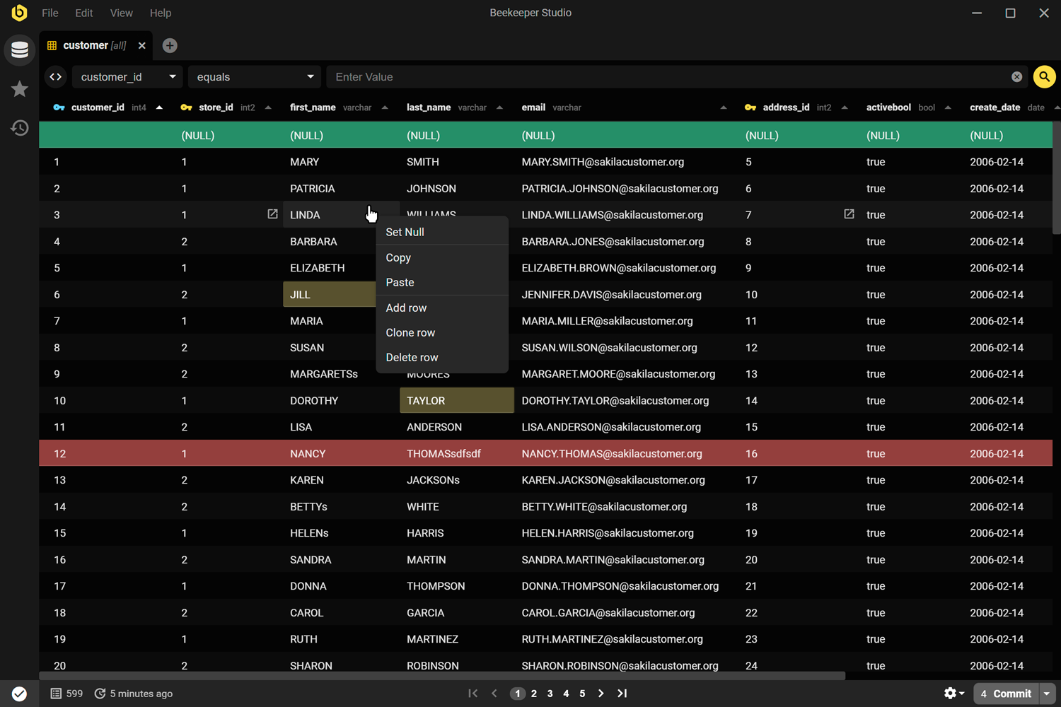 Beekeeper Studio SQL Editor v1.7 - SQL Table Editing & Foreign Key Lookups  