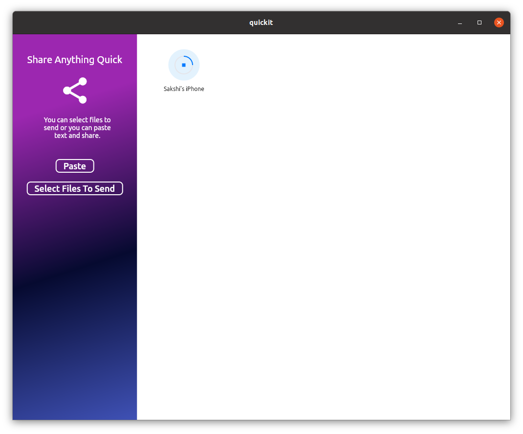 Install QuickIt on Linux Snap Store
