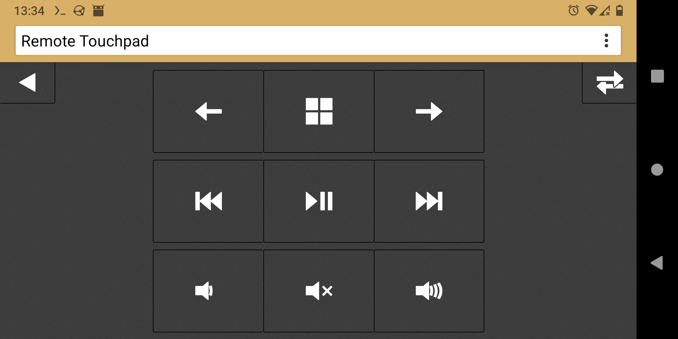 Install remotetouchpad on Linux Snap Store