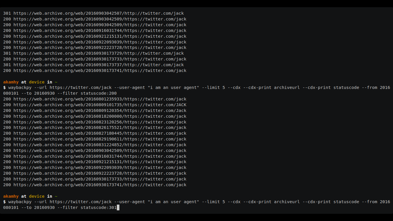 Install waybackpy on linux snap store
