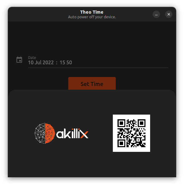 Install theo timer on arch linux using the snap store snapcraft