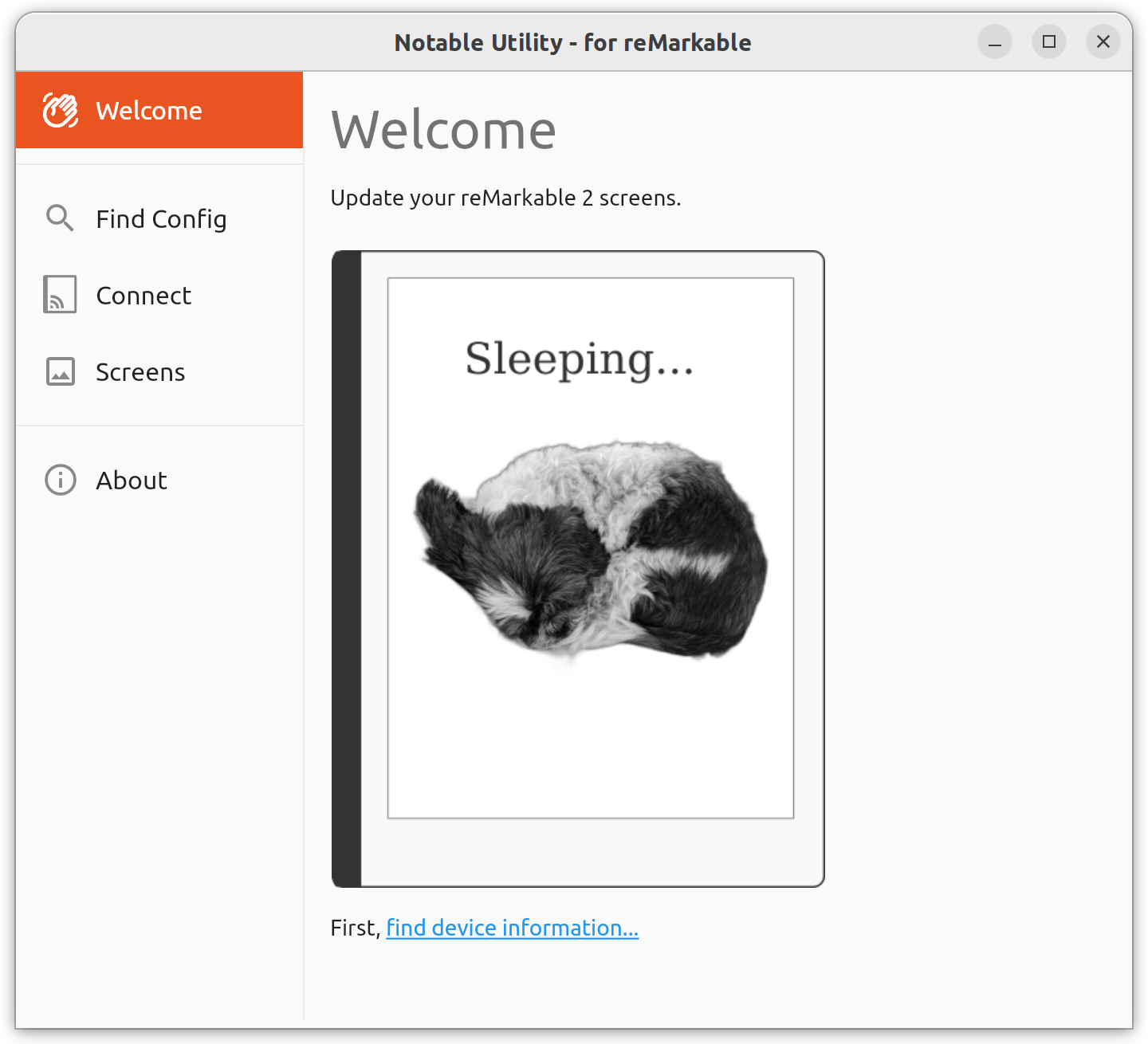 Install notable utility on linux snap store