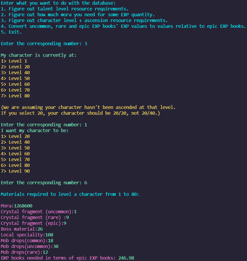 Install genshin-resource-calc on Linux | Snap Store