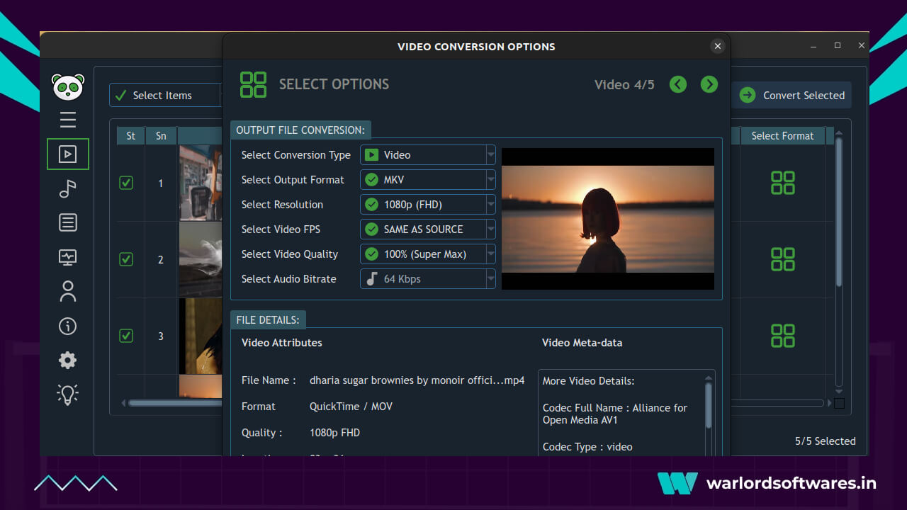 Install FFmpeg GUI Panda converter on Linux Snap Store