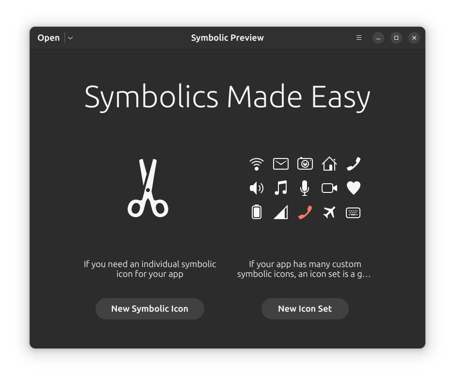 Install Symbolic Preview on Pop!_OS using the Snap Store Snapcraft
