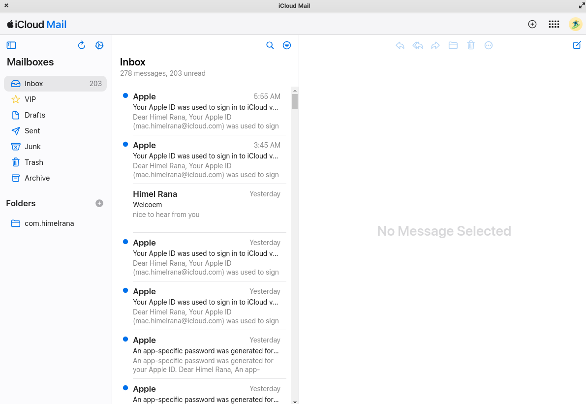 how to find icloud mail on iphone