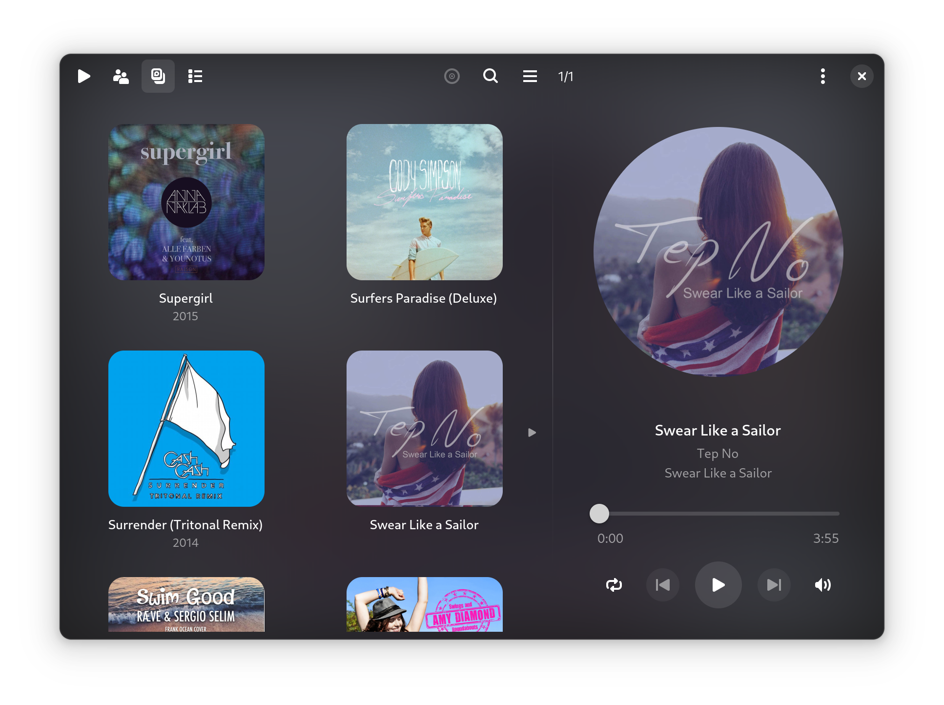 Install gapless aka g4music on pop os using the snap store snapcraft