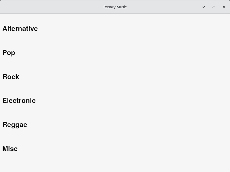 Install rosary music on linux snap store